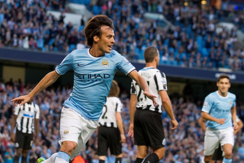 Jedna z největších hvězd Manchesteru City, Španěl David Silva. Jedna z největších hvězd Manchesteru City, Španěl David Silva.