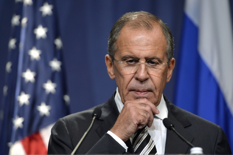Ruský ministr zahraničí Sergej Lavrov. Ruský ministr zahraničí Sergej Lavrov.