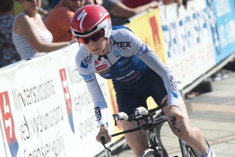 Rychlobruslařka Martina Sáblíková sbírá úspěchy i na kole.