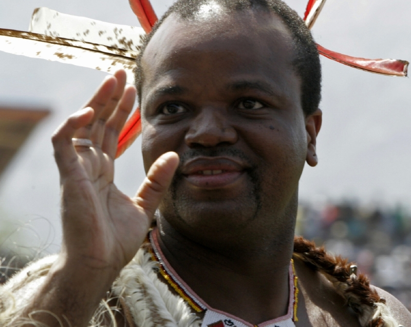 Vrchní královský hřebec Mswati.