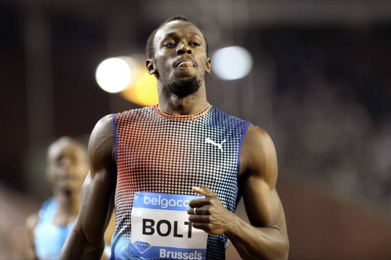 Jamajský sprinter Usain Bolt. Jamajský sprinter Usain Bolt.