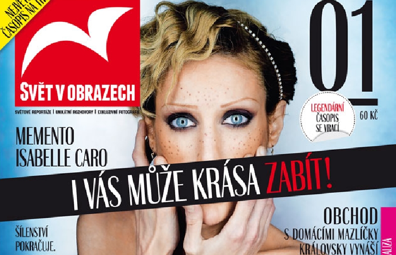 Titulní strana časopisu Svět v obrazech. 