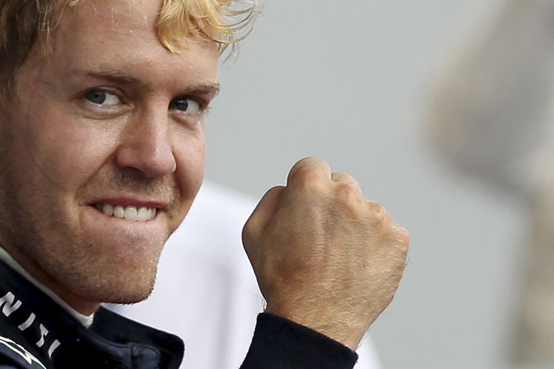 Lídr mistrovství světa formule 1 Sebastian Vettel z Red Bullu.