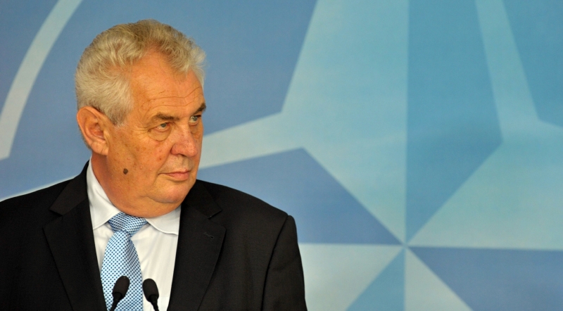 Prezident Miloš Zeman. Prezident Miloš Zeman.