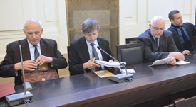 Zleva: Zdeněk Jánský, Miroslav Čadský a Ladislav Kendík.
