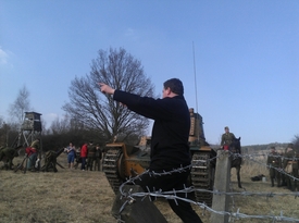 Režisér Robert Sedláček v akci.