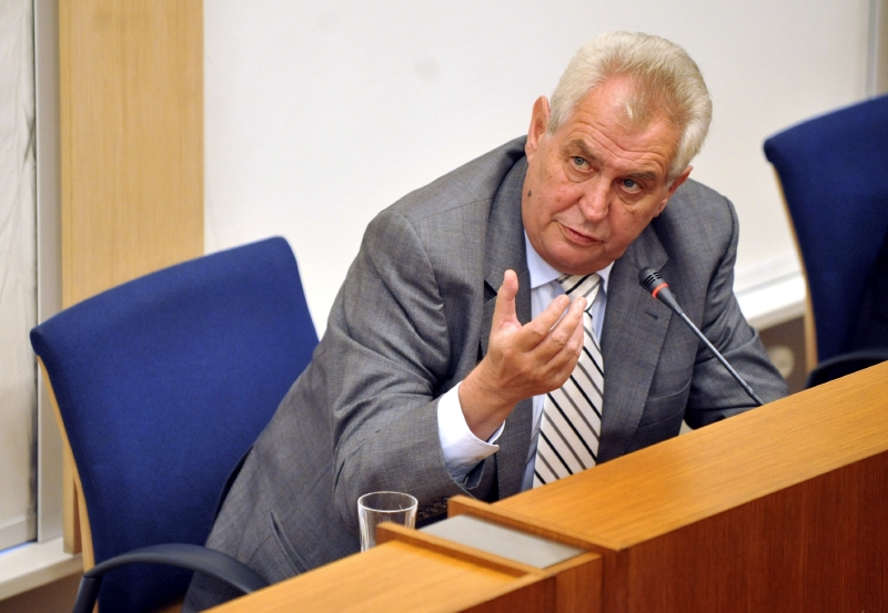 Prezident Miloš Zeman.