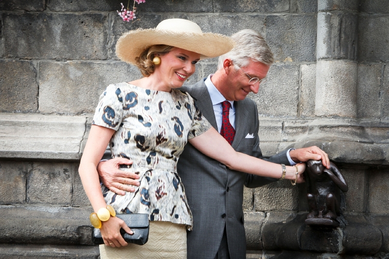Belgická královna Mathilde a král Philippe. Belgická královna Mathilde a král Philippe.