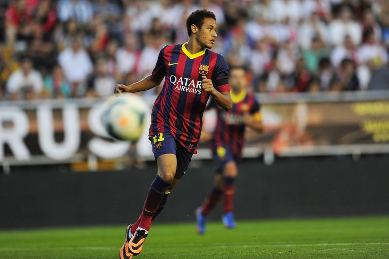 Neymar poprvé skóroval.