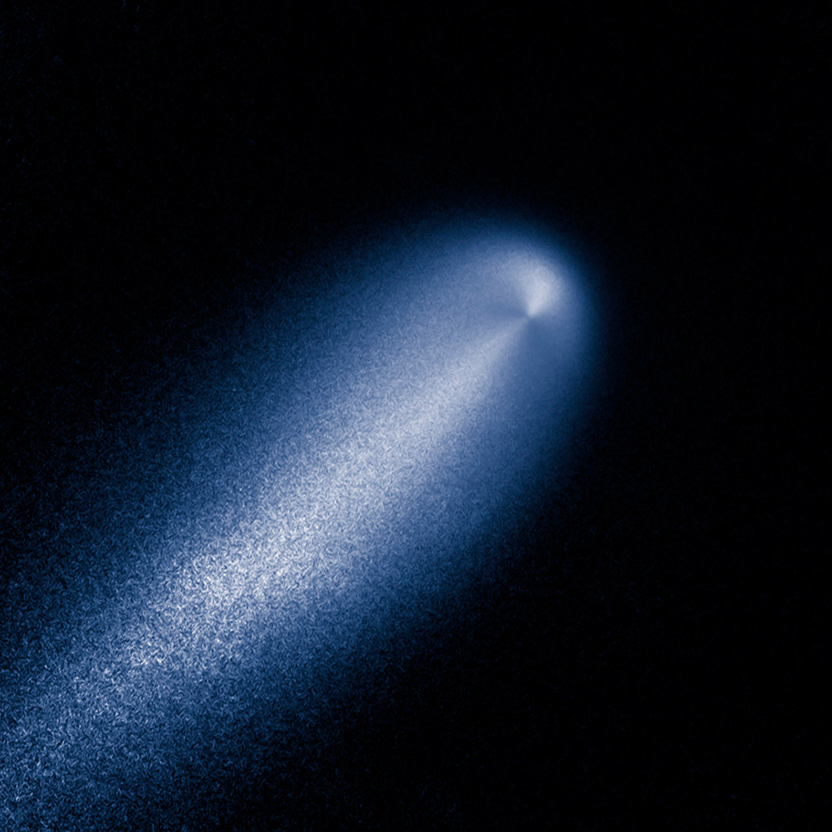 Kometa ISON zachycená Hubbleovým kosmickým teleskopem.