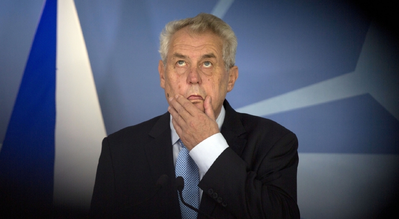 Prezident Miloš Zeman. Prezident Miloš Zeman.