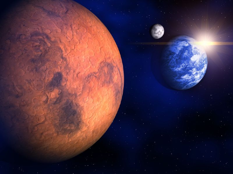 NASA plánuje, že první astronauti by se na Mars mohli podívat kolem roku 2035.