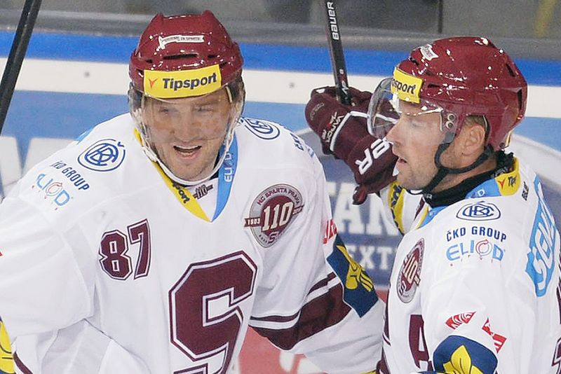 Petr Ton (vlevo) s Jaroslavem Hlinkou.