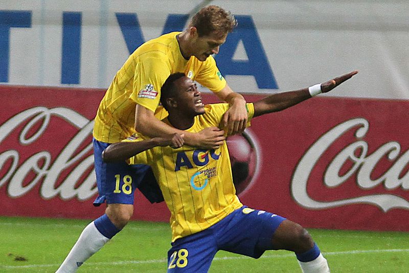 Radost fotbalistů Teplic.