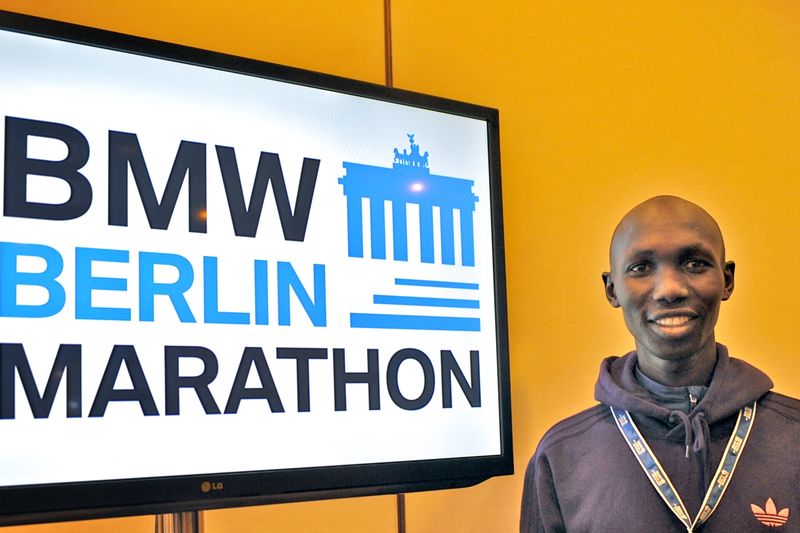 Keňský běžec Wilson Kipsang.