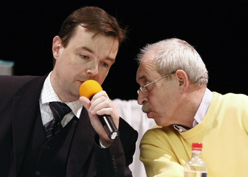 Starosta Třebíče Ivo Uher (vlevo) a první místostarosta Miloš Mašek.