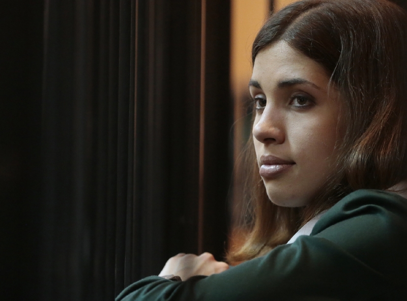 Členka skupiny Pussy Riot Naděžda Tolokonnikovová.