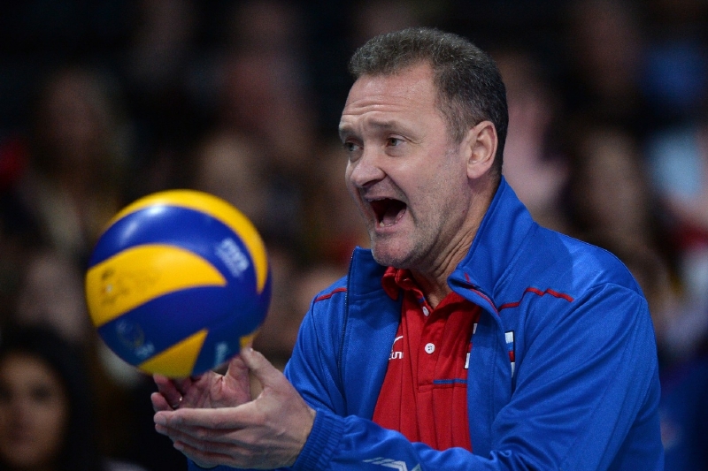 Trenér ruských volejbalistů Andrej Voronkov.