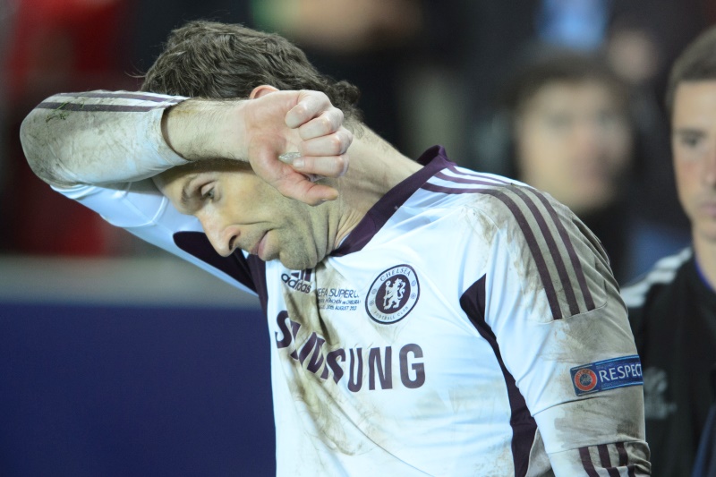 Gólman Chelsea Petr Čech.