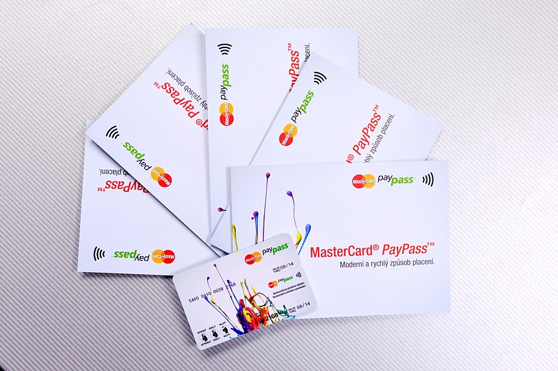 Předplacená karta MasterCard.