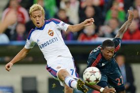 Nejvýraznější osobnost kádru CSKA Moskva Keisuke Honda.