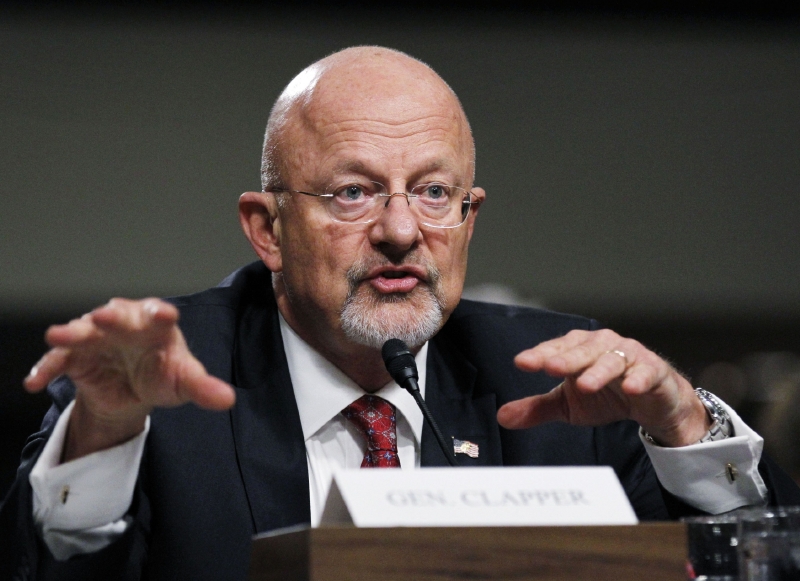 Nejvyšší šéf amerických výzvědných služeb James Clapper. 