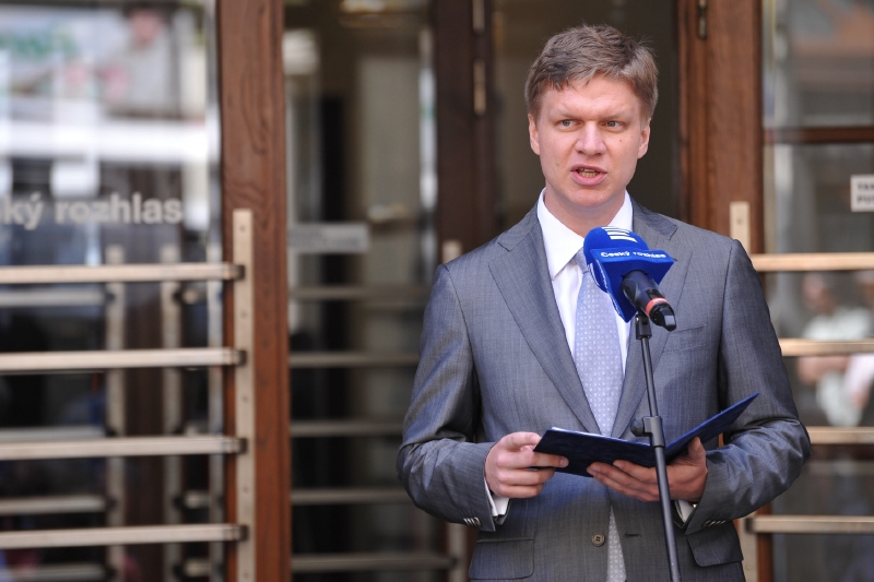 Primátor Tomáš Hudeček.
