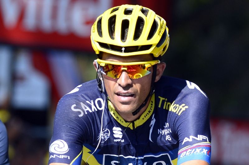 Španělský cyklista Alberto Contador.