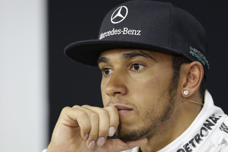 Britský pilot Lewis Hamilton. Britský pilot Lewis Hamilton.