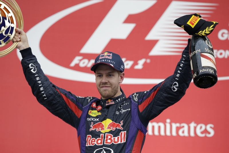 Německý pilot formule 1 Sebastina Vettel.