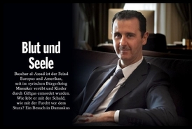 Bašár Asad v rozhovoru pro Der Spiegel.