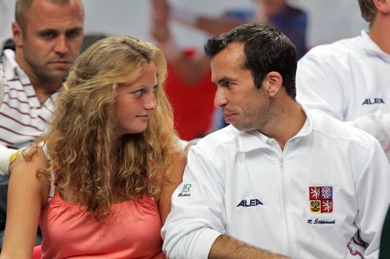 Petra Kvitová a Radek Štěpánek.