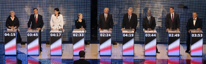 Superdebata prezidentských kandidátů 10 ledna 2013. Superdebata prezidentských kandidátů 10 ledna 2013.