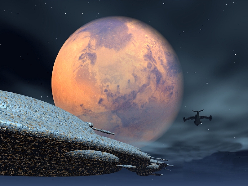 Výzkumníci svůj vývoj fúzního pohonu zaměřují na potenciální misi na Mars s lidskou posádkou, která by trvala celkem 210 dní (ilustrační foto).