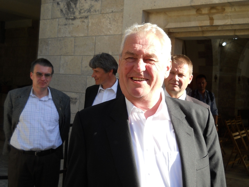Prezident Miloš Zeman pobouřil Araby.