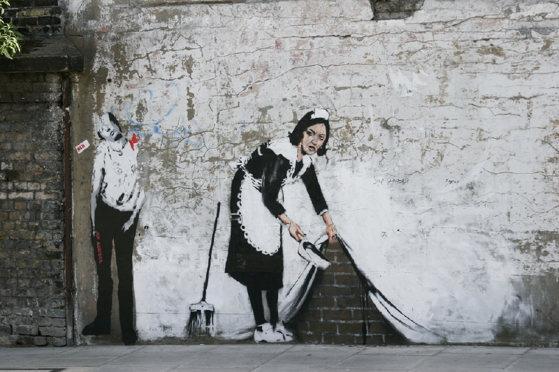 Banksy patří mezi nejvýraznější současné umělce. Banksy patří mezi nejvýraznější současné umělce.