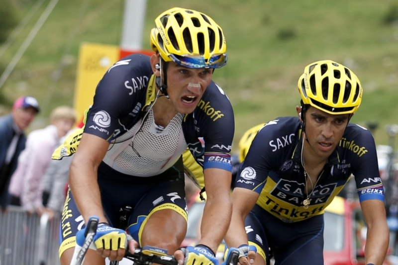 Roman Kreuziger (vlevo).