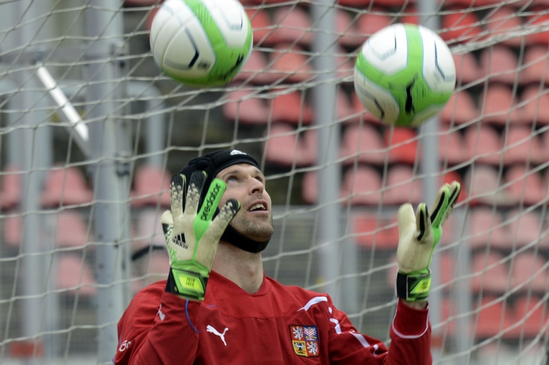 Brankář české reprezentace Petr Čech.