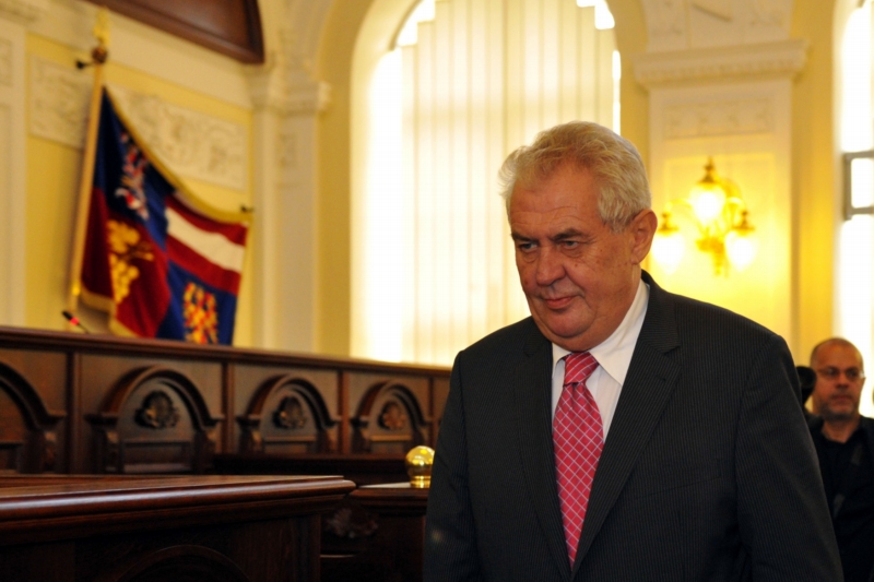 Prezident Miloš Zeman.