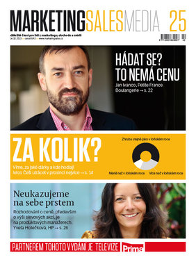 Titulní strana MarketingSalesMedia č. 25.