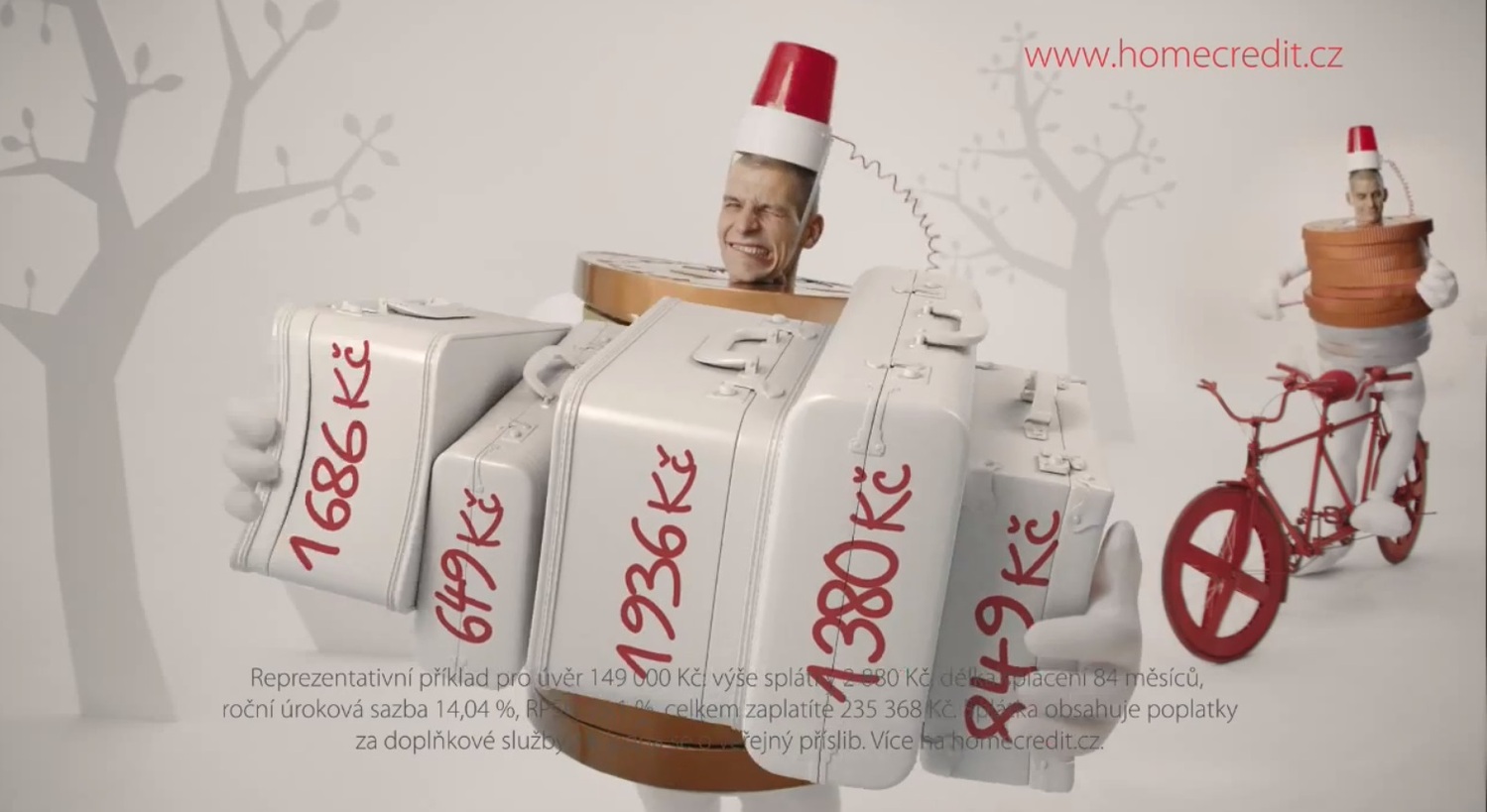 Reklama na Home Credit.