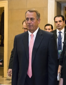 Republikánský předseda Sněmovny reprezentantů John Boehner.