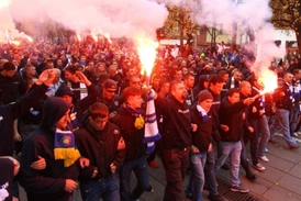 Fanoušci Bosny a Hercegoviny.