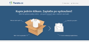 Nový způsob placení zboží přes Twisto.cz.