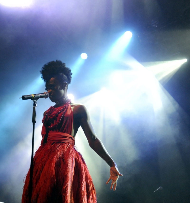 Skye Edwards, zpěvačka britské kapely Morcheeba. Skye Edwards, zpěvačka britské kapely Morcheeba.