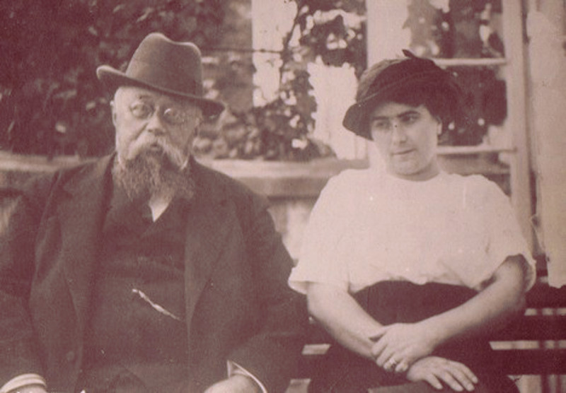 Mecenáš Václav Kounic s manželkou.