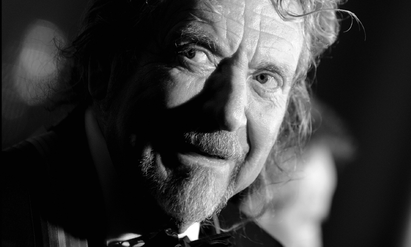 Frontman Led Zeppelin Robert Plant.