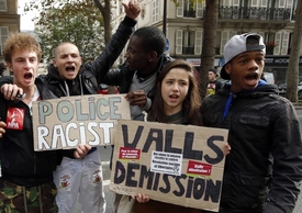 Protesty ve Francii.
