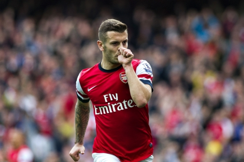Jack Wilshere byl na konci úžasné gólové akce Arsenalu.