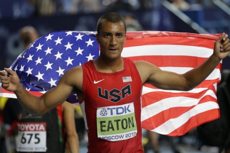Nejlepší desetibojař současnosti Ashton Eaton.